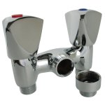 Mlangeur vier ou bain - douche entraxe 80mm - m15 / 21 m20 / 27