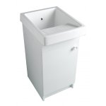 Meuble blanc pour bac  laver