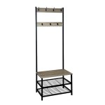 Meuble d'entre milo bois mtal h172cm