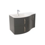 Meuble frollo laque 90 gris