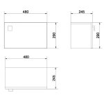 Meuble de rangement salle de bain gain de place profondeur 24. 5cm Meuble de rangement salle de bain gain de place profondeur 24. 5cm