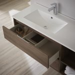 Meuble de salle de bain complet venus 120 couleur ciment Meuble de salle de bain complet venus 120 couleur ciment