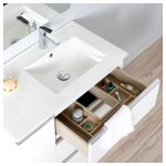 Meuble de salle de bain dynamic À poser 100cm blanc 3 tiroirs + 1 porte Meuble de salle de bain dynamic À poser 100cm blanc 3 tiroirs + 1 porte