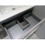 Meuble � suspendre tanaro - 80cm - taupe - laqu� - livr� en kit - one pack