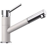 Mitigeur vier monocommande blanc - 525040