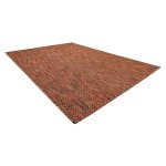 Moderno fisy tapis sizal 20774 carr�s, m�lange rouge 140x190 cm