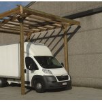 Module de base 4x5m carport en bois h 4m s7762