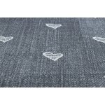 Moquette pour enfants hearts jeans, vintage c?urs - gris 300x300 cm Moquette pour enfants hearts jeans, vintage c?urs - gris 300x300 cm