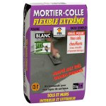 Mortier - colle flexible extrme blanc 25kg