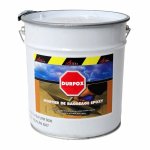 Mortier epoxy de ragreage reparation beton bouchage trous nid de poule rattrapage de niveau durpox - ...