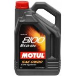 Motul huile 8100 eco - lite 0w20 5l bidon Motul huile 8100 eco - lite 0w20 5l bidon