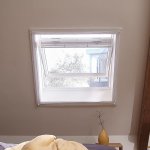 Moustiquaire maille fentre de toit blanc basic 140 x 120 cm.
