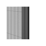 Moustiquaire plisse pour porte et porte - fentre h230 cm x l140 cm coloris gris