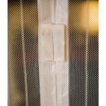 Moustiquaire rideau de porte aimantée blanche 215 x 50 cm x2 Moustiquaire rideau de porte aimantée blanche 215 x 50 cm x2