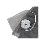 Moustiquaire tulle auto - agrippante 100 cm x 100 cm coloris gris Moustiquaire tulle auto - agrippante 100 cm x 100 cm coloris gris