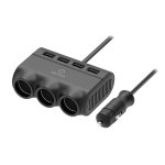 Multiprise 3 * 12v allume - cigare et 4 ports usb