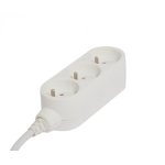 Multiprise filaire compact, 3 prises blanc chacon