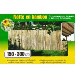 Natte brise vue bambou 1. 5x3m