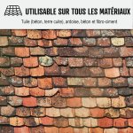 Nettoyant flash pour toiture tuile, bton, ardoise, terre cuite action ultra rapide - transparent - 5 ...