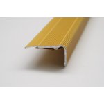 Nez de marche adh�sif en aluminuim dor� 110cm