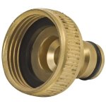 Nez de robinet femelle 1 en laiton 26 x 34 mm Nez de robinet femelle 1 en laiton 26 x 34 mm