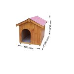 Niche  chien bi - pente pour chiens moyens - 0, 96 m