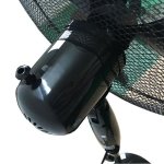 Oceanic ventilateur sur pied 45 watts - diametre 40 cm - hauteur reglable - oscillation - noir