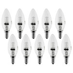 Pack de 10 ampoules halogènes 28w e14 flamme Pack de 10 ampoules halogènes 28w e14 flamme