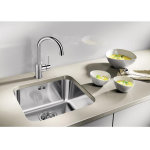 Pack Évier inox + mitigeur chromé - 522403 Pack Évier inox + mitigeur chromé - 522403