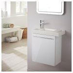 Pack lave mains blanc + lave mains en cramique + mitigeur