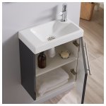 Pack lave mains gris anthracite + lave mains hamac 3 + robinetterie eau froide
