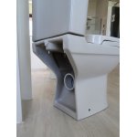 Pack wc clain bride sh - h75, 8xl34, 6x59, 5cm - h. cuv. 39cm - cramique blanche