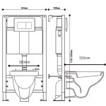 Pack wc suspendu autoportant avec bti - support + cuvette nf