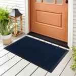 Paillasson antidrapant pour les mtres courants dura 5880 extrieur, intrieur, sur caoutchouc - bleu ...