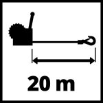 Palan manuel tc - wi 800 - capacité 800 kg - cable 20m Palan manuel tc - wi 800 - capacité 800 kg - cable 20m