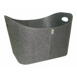 Panier  bches en feutre gris