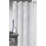 Panneau voilage 5 mondes blanc / argent 140x240