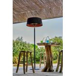 Parasol chauffant lectrique sirmione noir