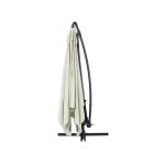 Parasol jardin d�port� alu  ilios 3  - carr� - 3 x3 m - ecru