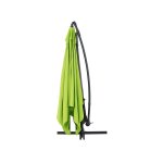 Parasol jardin dport alu  ilios 3  - carr - 3 x3 m - vert