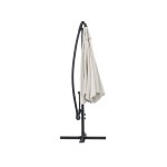 Parasol jardin déporté alu ilios - rond - Ø 3 m - ecru Parasol jardin déporté alu ilios - rond - Ø 3 m - ecru