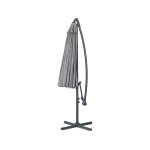 Parasol jardin d�port� alu  lili 3  - style japonais - �3m - gris