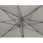 Parasol jardin d�port� alu  sun 4   - rectangle - gris - 3 x 4 m