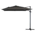 Parasol jardin d�port� alu  sun 4   - rectangle - noir - 3 x 4 m
