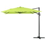 Parasol jardin dport alu  sun 4   - rectangle - vert - 3 x 4 m