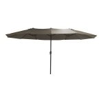 Parasol ovale - grey / taupe