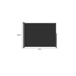 Paravent extérieur rétractable 200x300 cm phoenix gris Paravent extérieur rétractable 200x300 cm phoenix gris