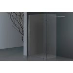 Paroi cariba - paroi 120x210x0, 6cm - verre tremp� - 2 volets - finitions chrom�