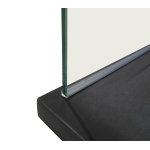 Paroi tuhina - paroi 90x200x0, 8cm - verre trempé - sérigraphie dépolie centrée Paroi tuhina - paroi 90x200x0, 8cm - verre trempé - sérigraphie dépolie centrée