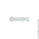 Patte  scellement tte ronde 220x2mm zingu